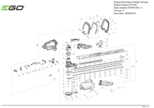 HT2500 Parts Diagram