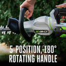 EGO Power+ HT2601 26" Hedge Trimmer with Carbon Fiber Rail, 2.5Ah Battery and Charger