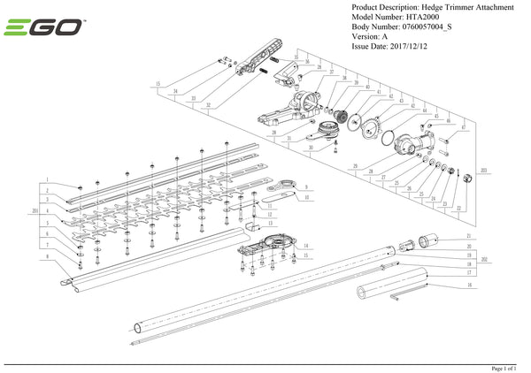 HTA2000 PARTS DIAGRAM