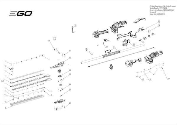 HTX5310-P PARTS DIAGRAM