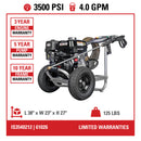 Simpson Industrial Series 3500 PSI 4.0 GPM Honda GX270 Gas Pressure Washer (IS61026)