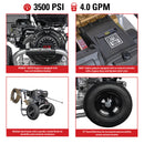 Simpson Industrial Series 3500 PSI 4.0 GPM Honda GX270 Gas Pressure Washer (IS61026)