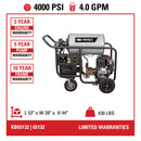 Simpson Super Brute 3500 PSI 5.5 GPM Honda GX690 Gas Hot Water Pressure Washer (SB65123)