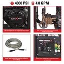 Simpson King Brute 4000 PSI 4.0 GPM CRX 420 Gas Hot Water Pressure Washer (KB65132)