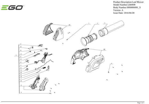 LB4800 PARTS DIAGRAM
