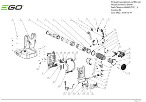 LB6000 (VERSION B) Parts Diagram