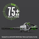 EGO Power+ LB6151 615 CFM Variable-Speed 56-Volt Lithium-ion Cordless Leaf Blower with 2.5Ah Battery and Standard Charger