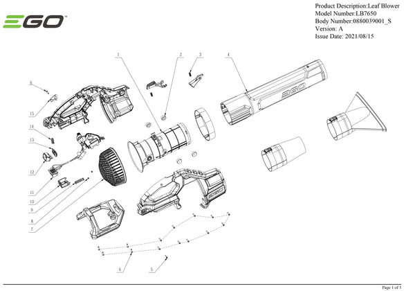 LB7650 PARTS DIAGRAM