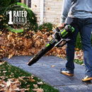 EGO Power+ LB8803-2 880 CFM Cordless Blower with (2) 4Ah Batteries and Standard Charger