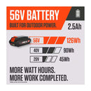 Echo LBP-56V125A 56V Compact 2.5Ah Lithium-Ion Battery with eCM Battery Management Technology and On-Board Fuel Charge Gauge