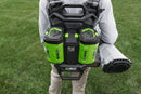 EGO Power+ LBPX8004-2 Commercial Backpack Blower Kit 800 CFM with 2x 6Ah Battery & 280W Dual Port Charger