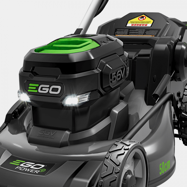 EGO Power+ LM2021 21" 56-Volt Lithium-ion Cordless Lawn Mower with 5.0Ah Battery and 550W Rapid Charger