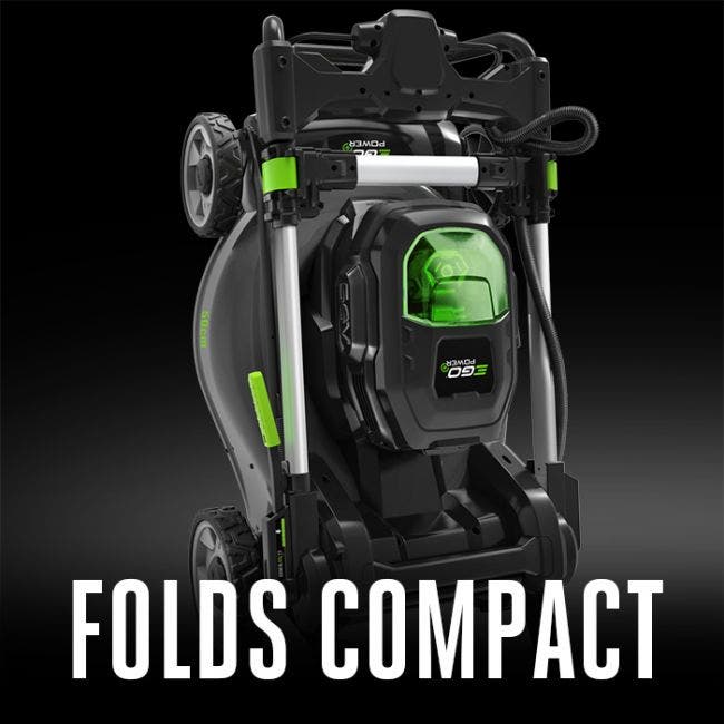 EGO Power+ LM2021 21" 56-Volt Lithium-ion Cordless Lawn Mower with 5.0Ah Battery and 550W Rapid Charger