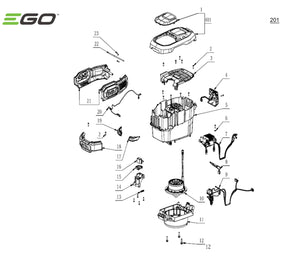 LM2020SP (VERSION A) PARTS DIAGRAM