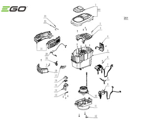 LM2020SP (VERSION B) PARTS DIAGRAM