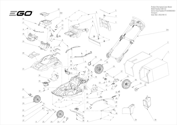 LM2110 PARTS DIAGRAM