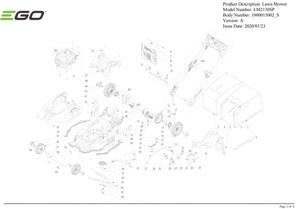 LM2130SP (VERSION A) PARTS DIAGRAM