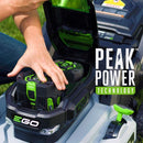EGO Power+ LM2142SP-FC 21" 56-Volt Lithium-Ion Cordless Electric Dual-Port Walk Behind Self Propelled Lawn Mower with (2) 5.0 Ah Batteries & Charger Included - Reconditioned