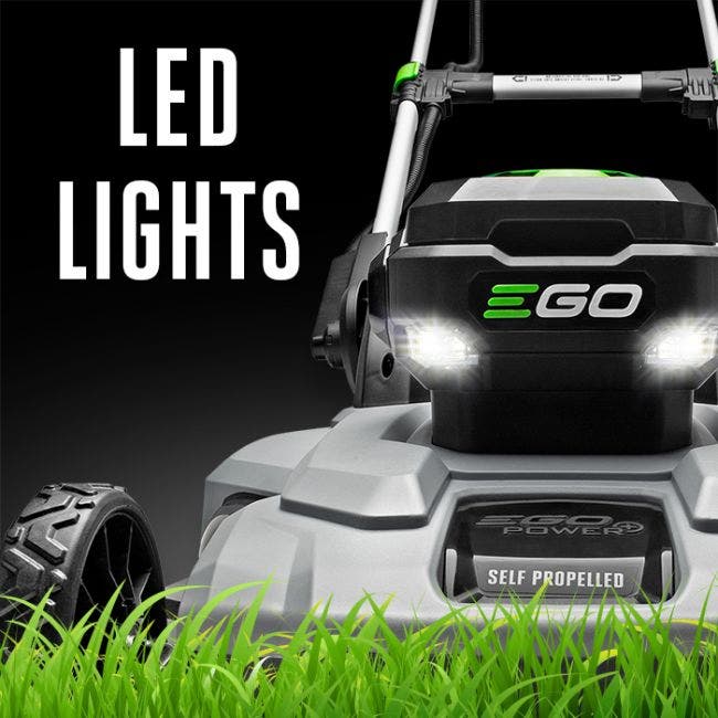 EGO Power+ LM2142SP-FC 21" 56-Volt Lithium-Ion Cordless Electric Dual-Port Walk Behind Self Propelled Lawn Mower with (2) 5.0 Ah Batteries & Charger Included - Reconditioned
