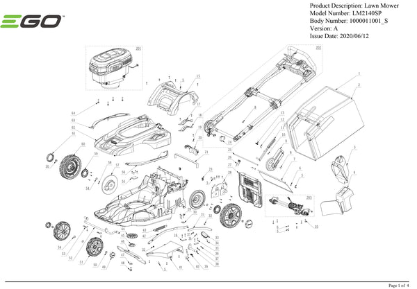 LM2140SP PARTS DIAGRAM