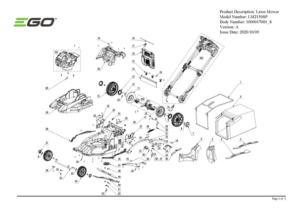 LM2150SP PARTS DIAGRAM