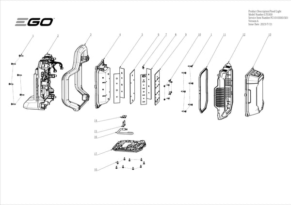 LT0300 PARTS DIAGRAM