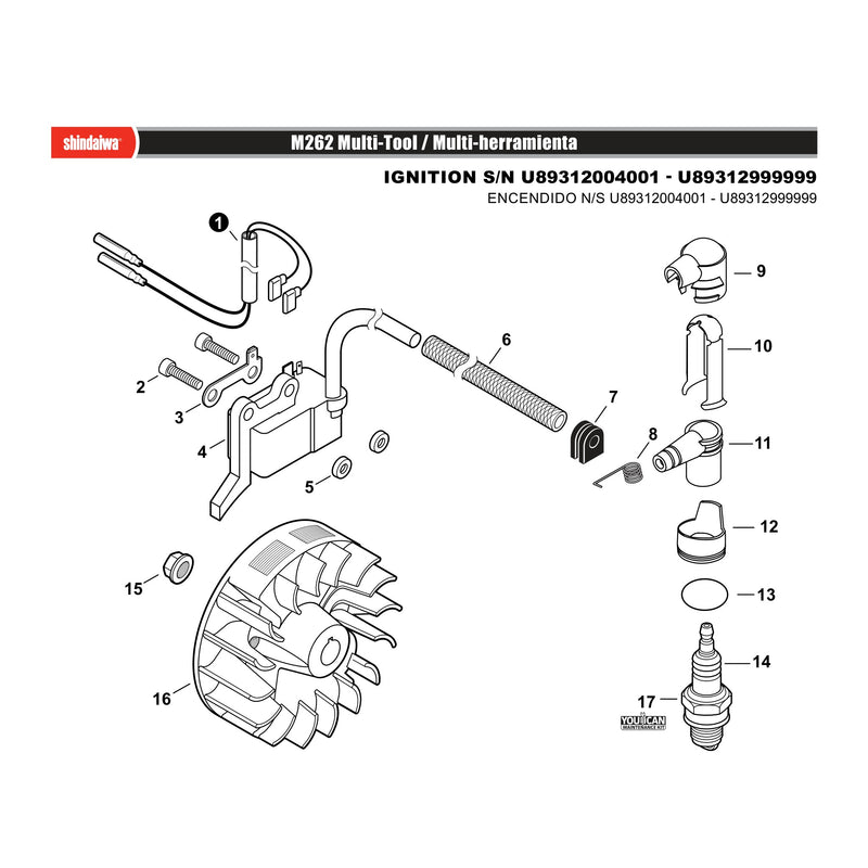 IGNITION S N U89312004001 U89312999999