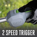 EGO Power+ MBB2100 Multi-Head Powerhead with Bristle Brush Attachment Bare Tool Combo Kit