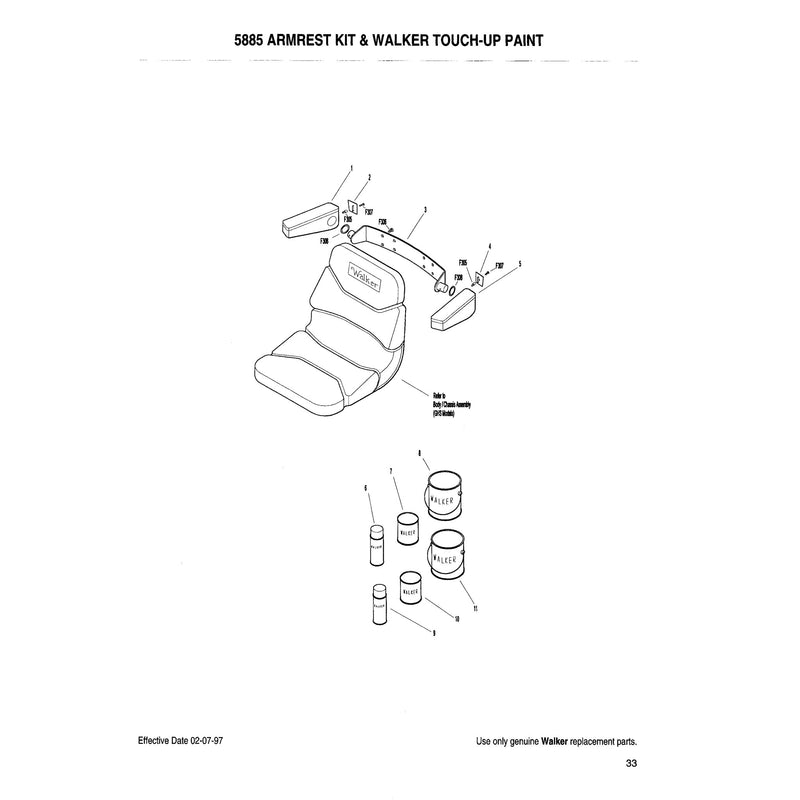 5885 ARMREST KIT 