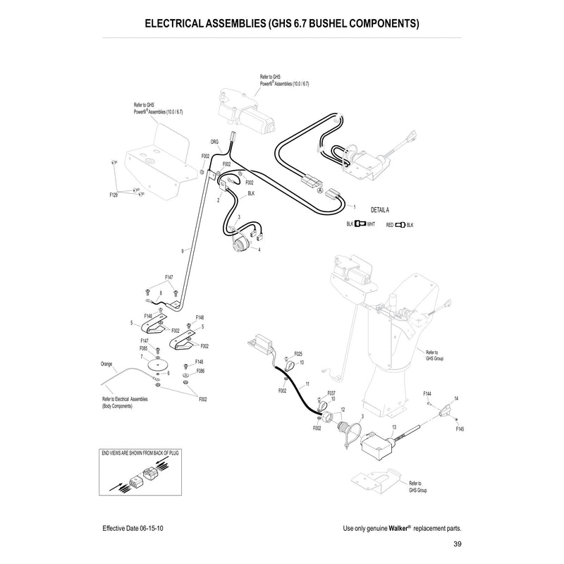ELECTRICAL ASSEMBLIES GHS 6.7 BUSHEL COMPONENTS