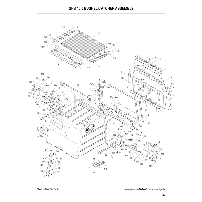 GHS 10.0 BUSHEL CATCHER ASSEMBLY
