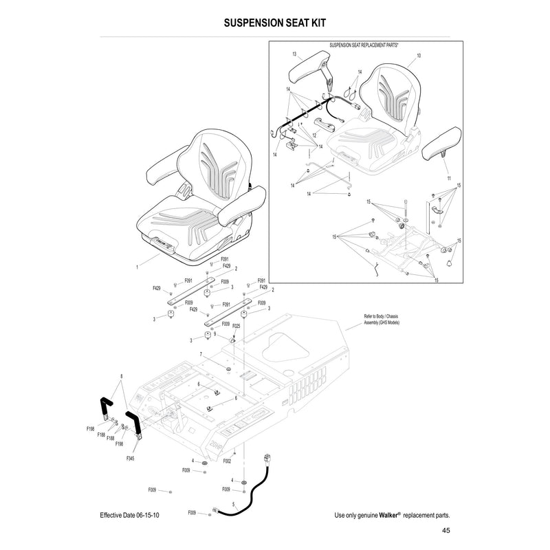 SUSPENSION SEAT KIT
