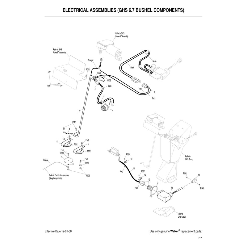 ELECTRICAL ASSEMBLIES GHS 6.7 BUSHEL COMPONENTS