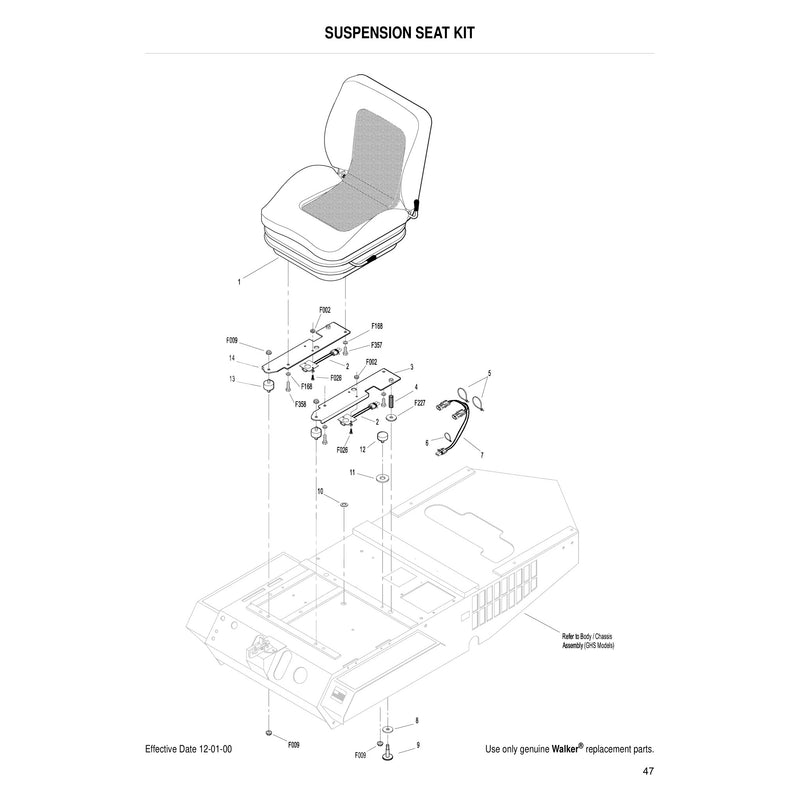 SUSPENSION SEAT KIT