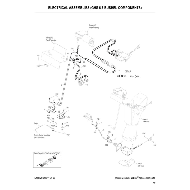 ELECTRICAL ASSEMBLIES GHS 6.7 BUSHEL COMPONENTS