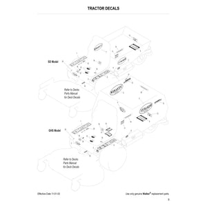 Walker Mowers MC Parts Diagram (Serial # 60467 - 66219)