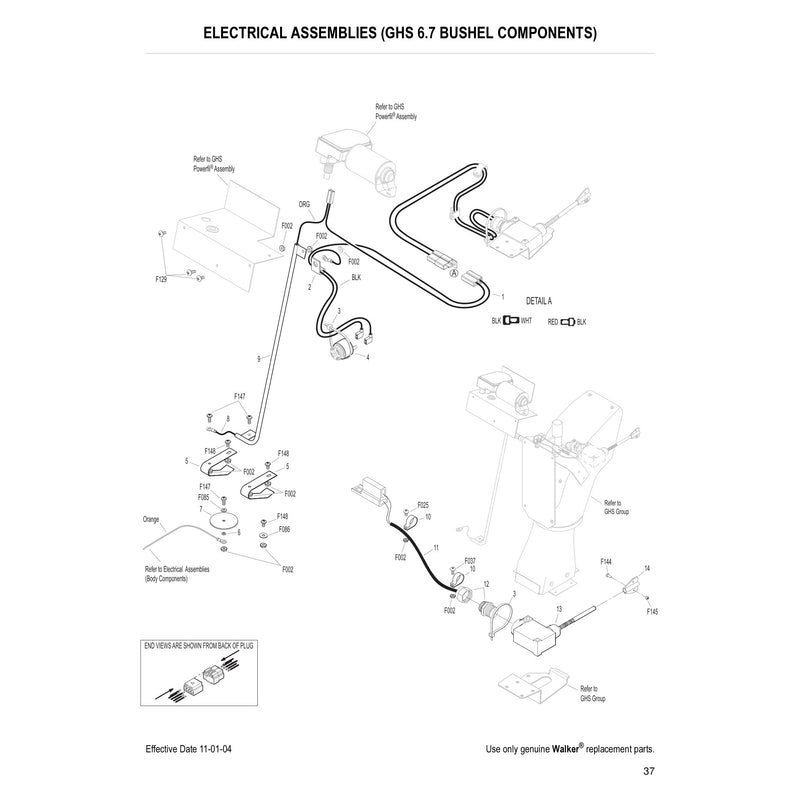 ELECTRICAL ASSEMBLIES GHS 6.7 BUSHEL COMPONENTS