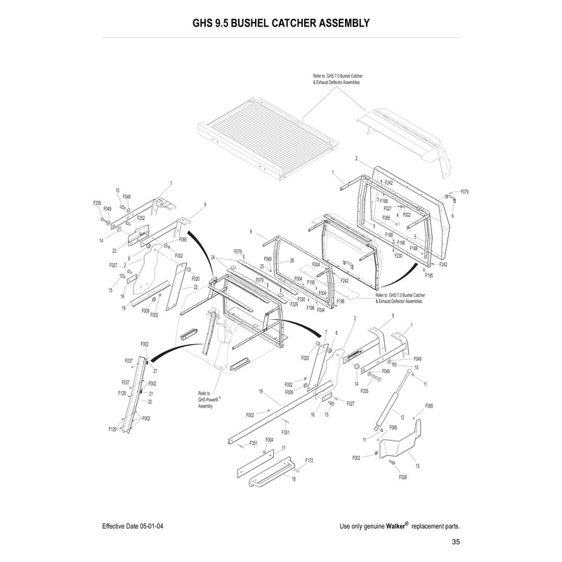 GHS 9.5 BUSHEL CATCHER ASSEMBLY
