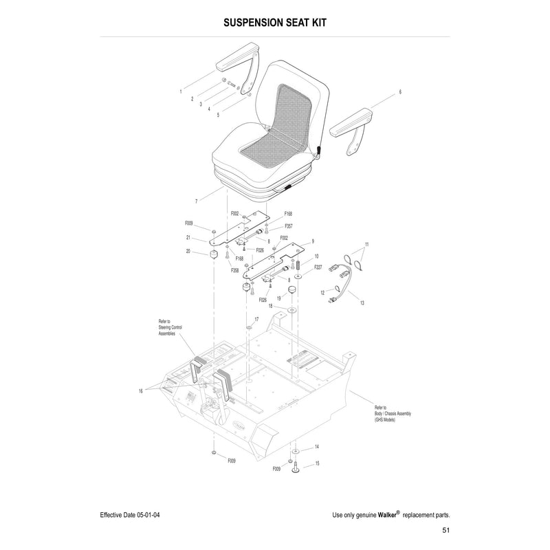 SUSPENSION SEAT