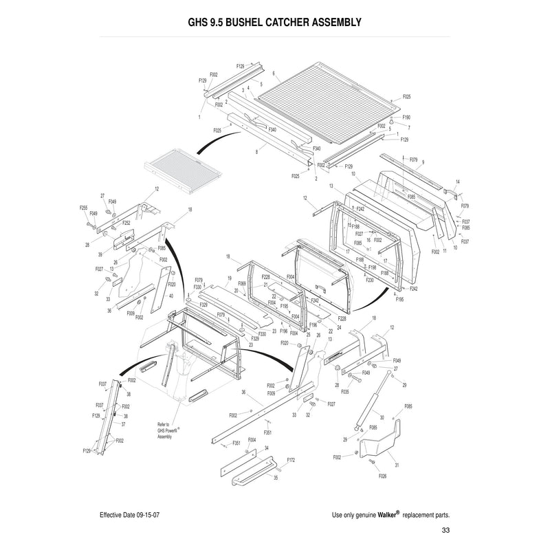 GHS 9.5 BUSHEL CATCHER ASSEMBLY