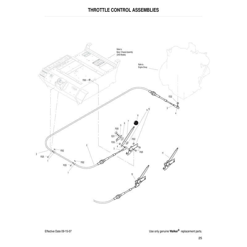 THROTTLE CONTROL ASSEMBLIES