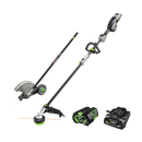 EGO Power+ MHC1603 Multi-Head Combo Kit; 16” Carbon Fiber String Trimmer with POWERLOAD™, Carbon Fiber Edger, and 56V Power Head with 4.0Ah Battery and 320W Charger