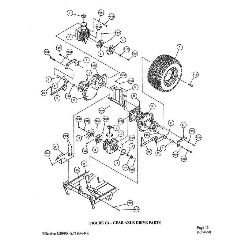 GEAR AXLE DRIVE PARTS