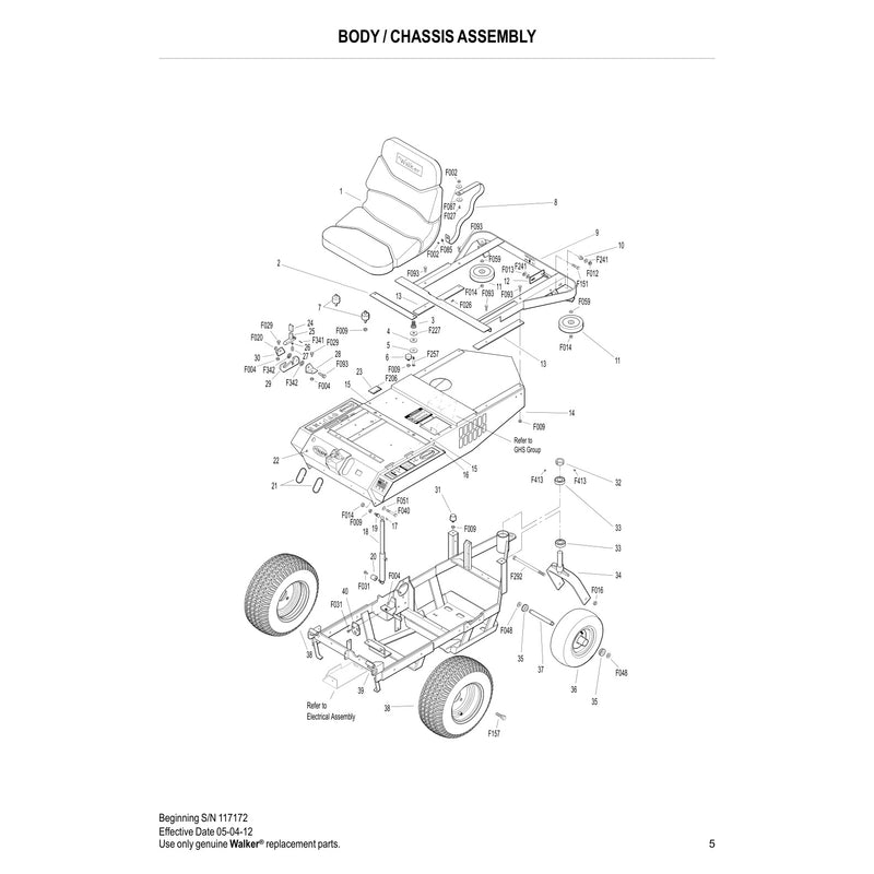 BODY CHASSIS ASSEMBLY