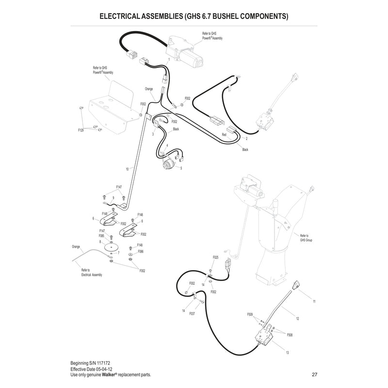 ELECTRICAL ASSEMBLIES GHS 6.7 BUSHEL COMPONENTS