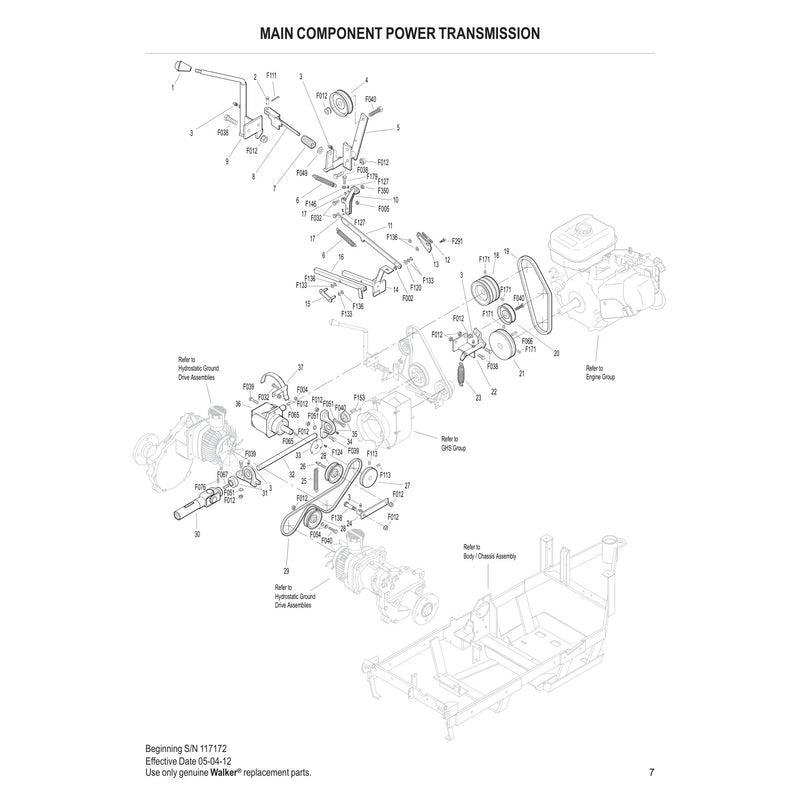 MAIN COMPONENT POWER TRANSMISSION