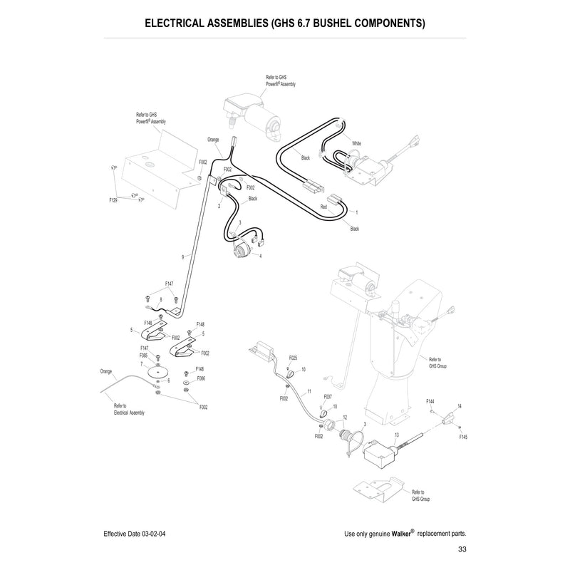 ELECTRICAL ASSEMBLIES GHS 6.7 BUSHEL COMPONENTS