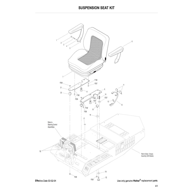SUSPENSION SEAT KIT