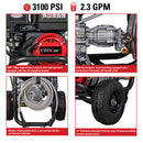 Simpson MegaShot 3100 PSI 2.3 GPM CRX 210 Gas Pressure Washer (MS61218S)
