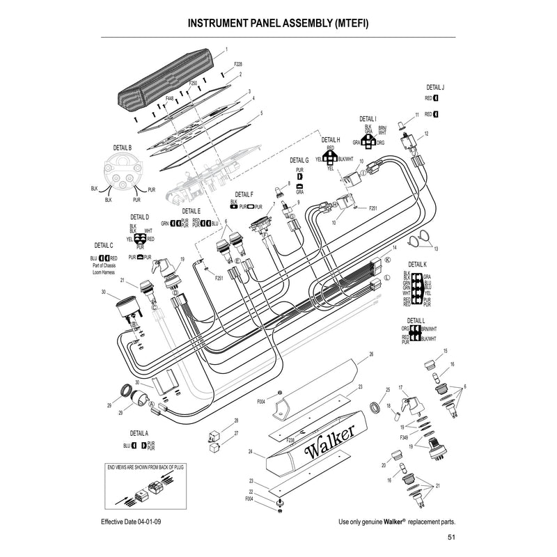 INSTRUMENT PANEL ASSEMBLY MTEFI